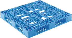 軽量プラスチックパレット(片面4方差し)