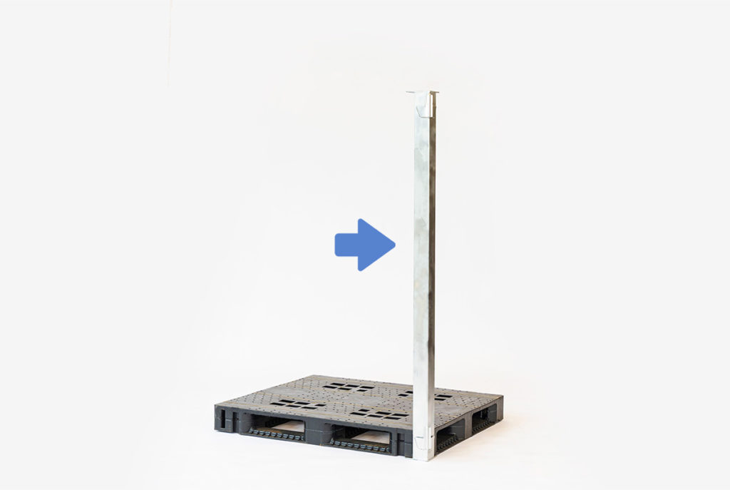 サポーターの組み立てイメージ①